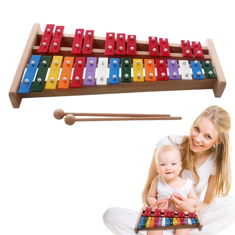 Musical Instrument For Babies - 다채로운 실로폰 핸드 벨, 아기 교육