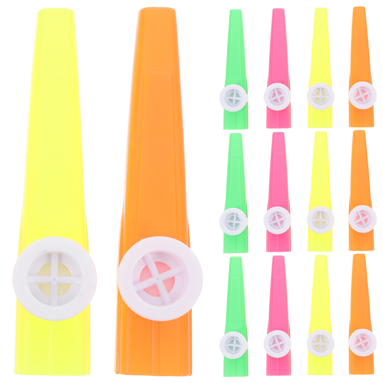 Musical Instrument I Play - 24Pcs 플라스틱 카조 다양한 색상 어린이를위한