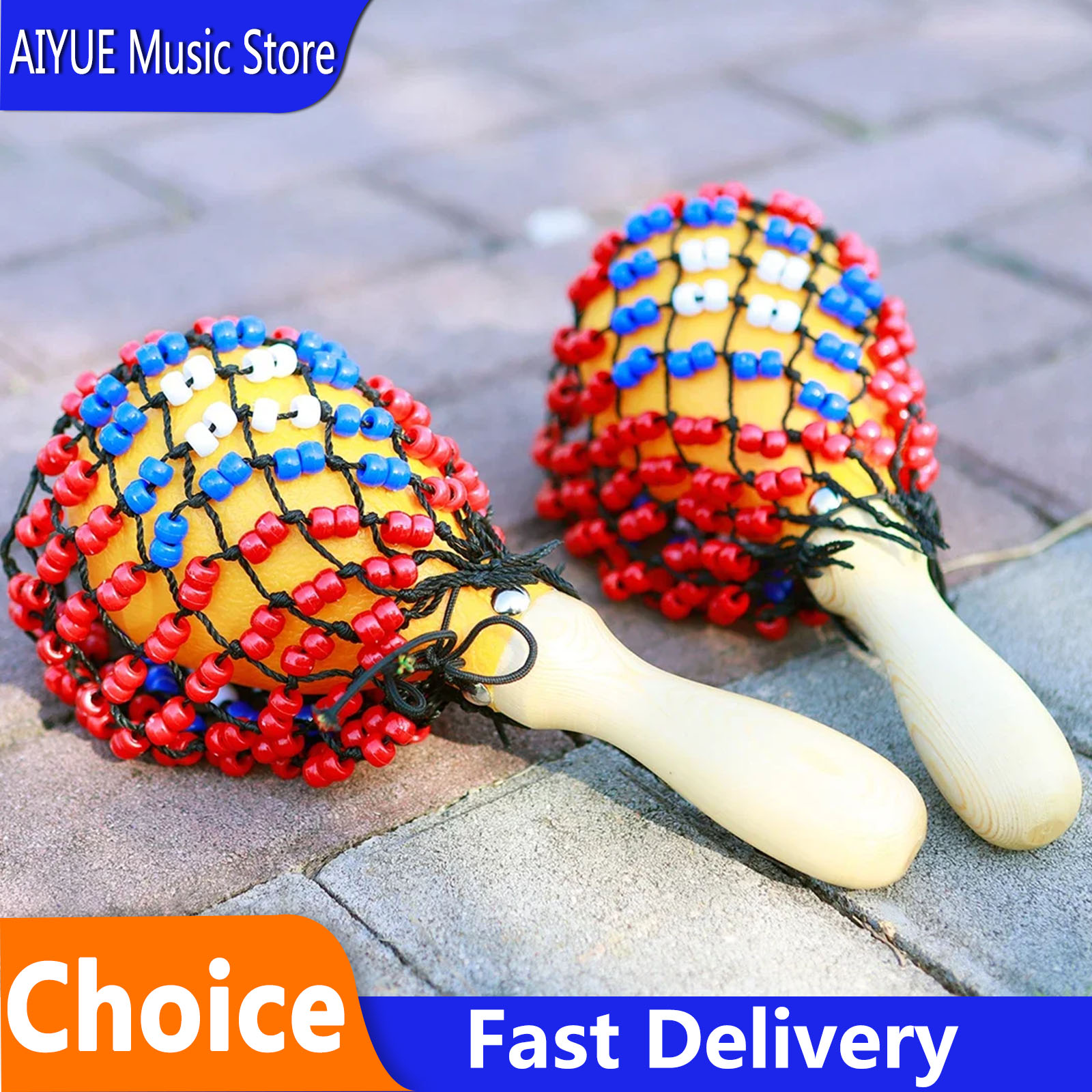 Musical Instrument Net - IRIN 2Pcs 어린이를위한 휴대용 모래 망치
