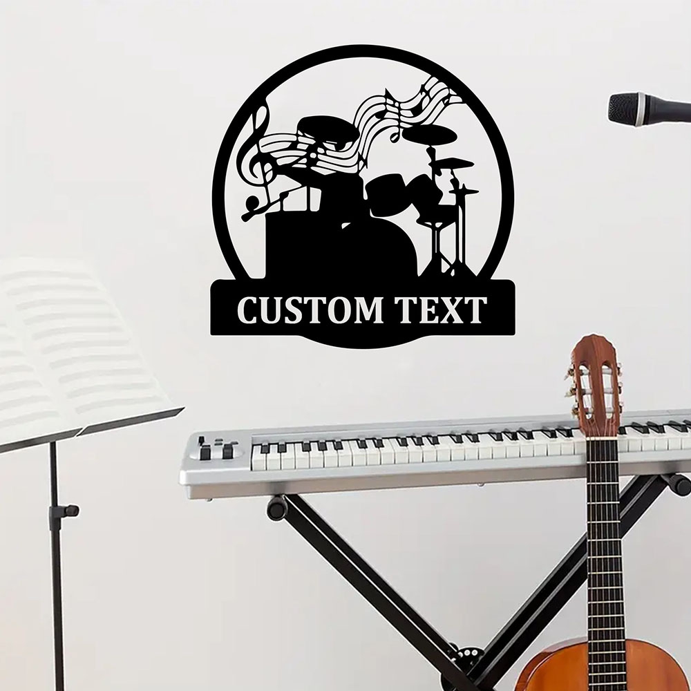 Musical Instrument And Names - 1PC 창의적인 악기 모양 맞춤형 이름