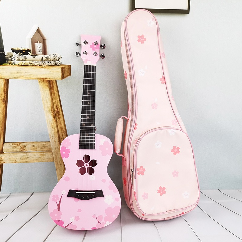 우쿨렐레 초급 학생 핑크 어린이 소형 기타 우쿨렐레 우 - Musical Instrument Ukulele 리뷰 및 가격