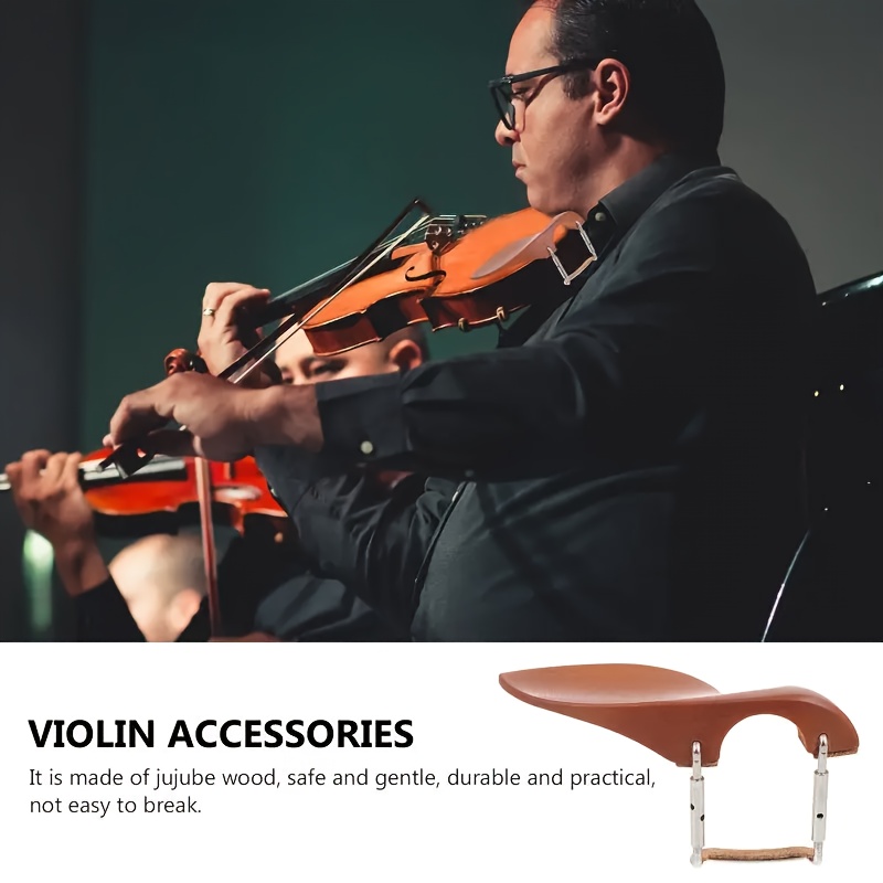 4/4 바이올린 용 목재 바이올린 턱 받침대 턱 받침대 - Musical Instrument Fiddle 리뷰 및 가격