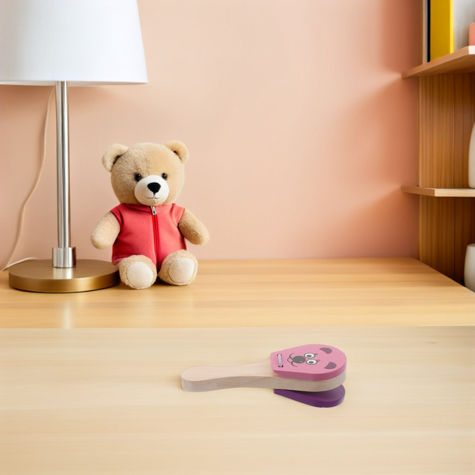 3Pcs 나무 아기 뮤지컬 캐스터네츠 동물 디자인 조기 - Musical Instrument For Babies 리뷰 및 가격