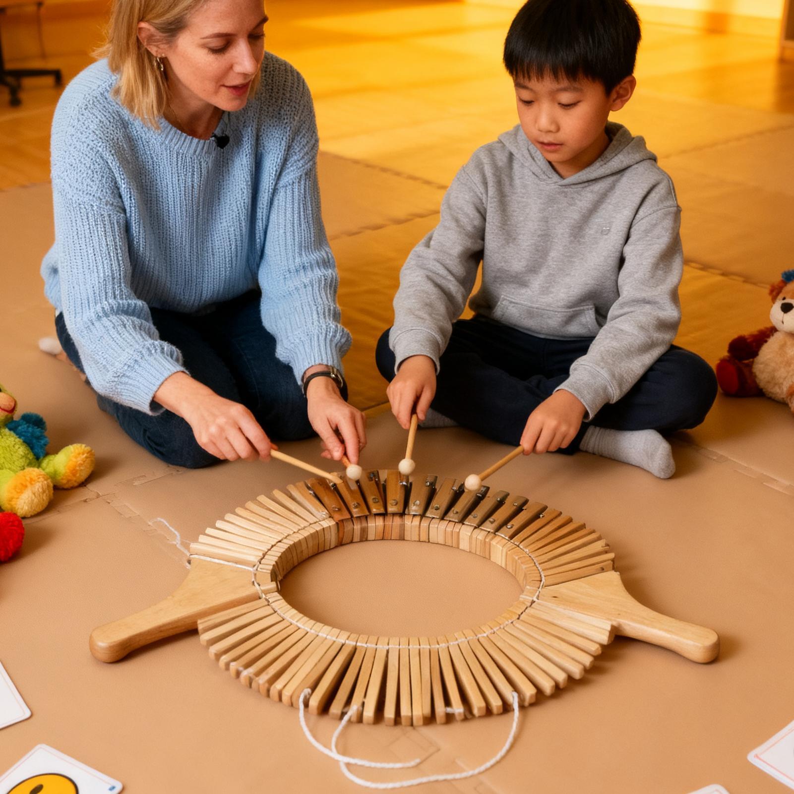 유아용 악기 유치원 교육용 타악기 천연 목재 타악기 장 - Musical Instrument For Babies 리뷰 및 가격