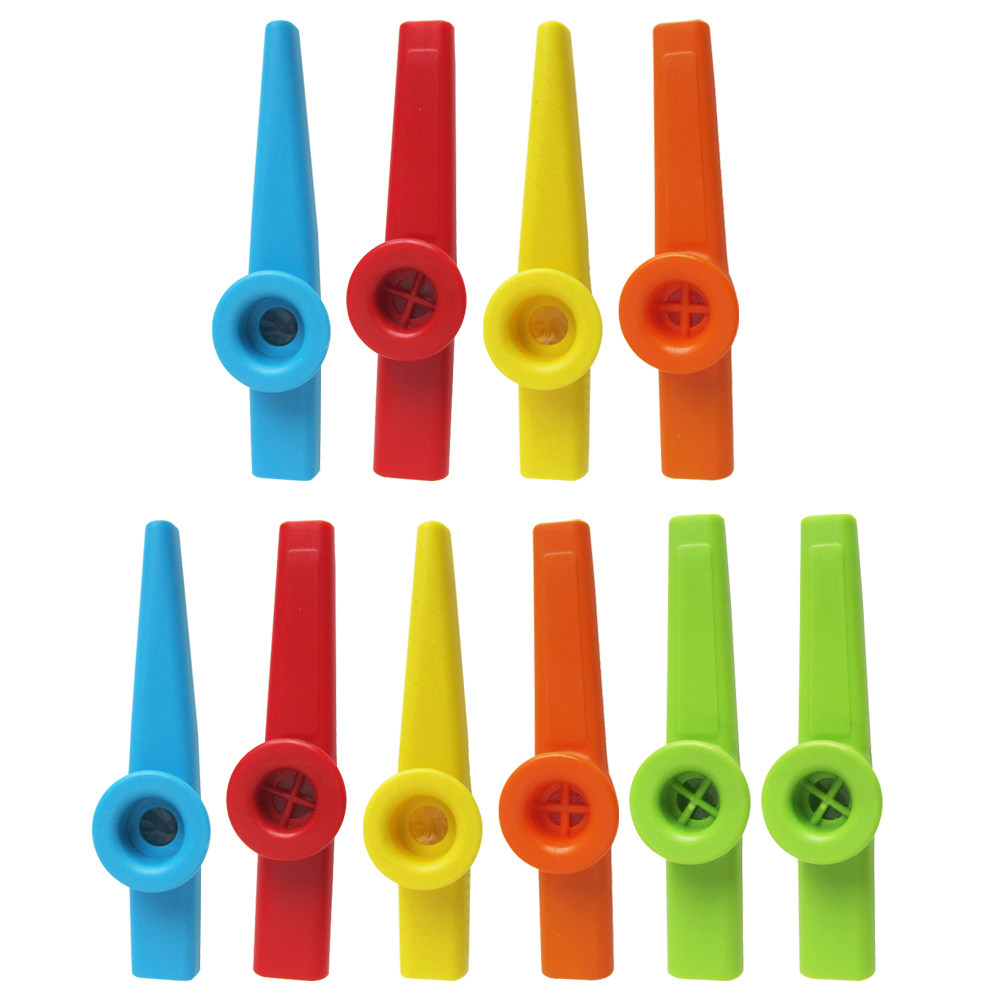 10Pcs Kazoo 악기 다채로운 플라스틱 Kazoo - Musical Instrument Ukulele 리뷰 및 가격