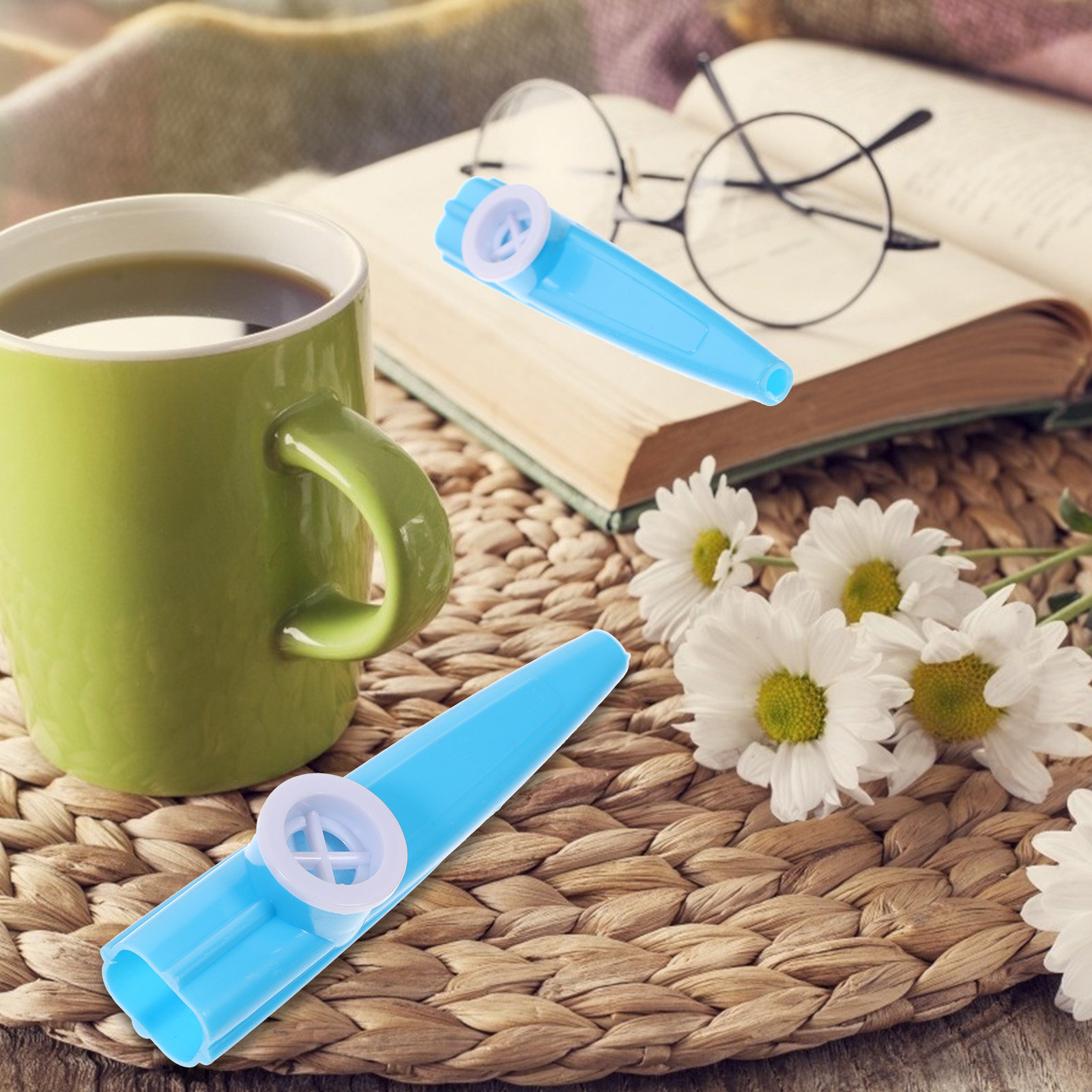 10Pcs Kazoo 악기 다채로운 플라스틱 Kazoo - Musical Instrument Ukulele 리뷰 및 가격