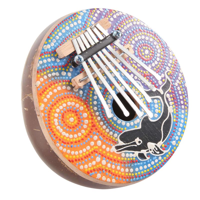 2X 7 키 조정 가능한 코코넛 쉘 Mbira 휴대용  - A Musical Instrument With Keys 리뷰 및 가격