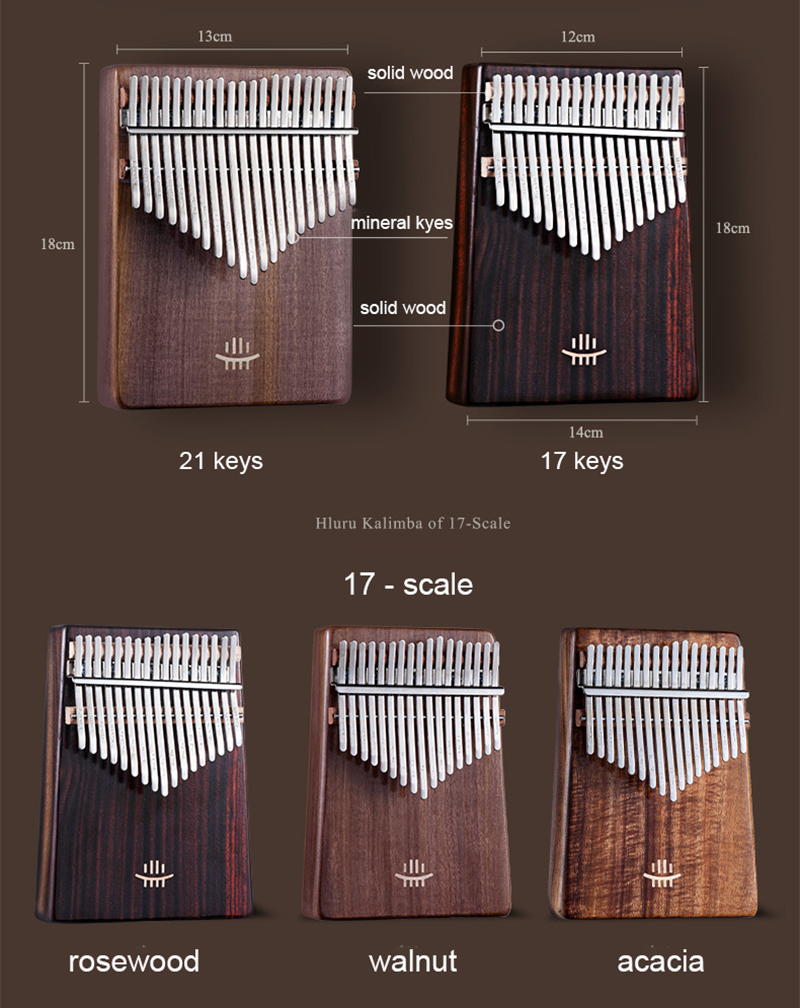Hluru 칼림바 풀 솔리드 우드 엄지 피아노 악기,  - A Musical Instrument With Keys 리뷰 및 가격