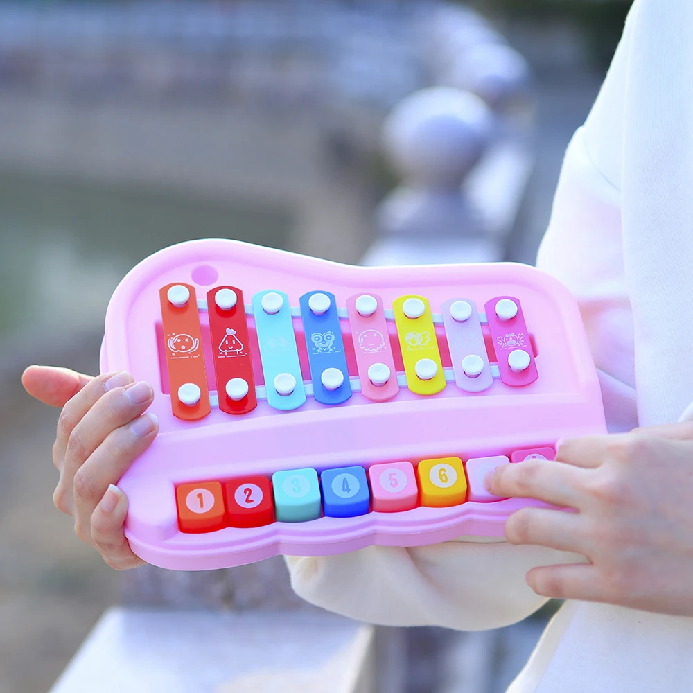 8 톤 핸드 타악기 - 어린이를위한 오르프 스타일 뮤지 - Musical Instrument For Babies 리뷰 및 가격