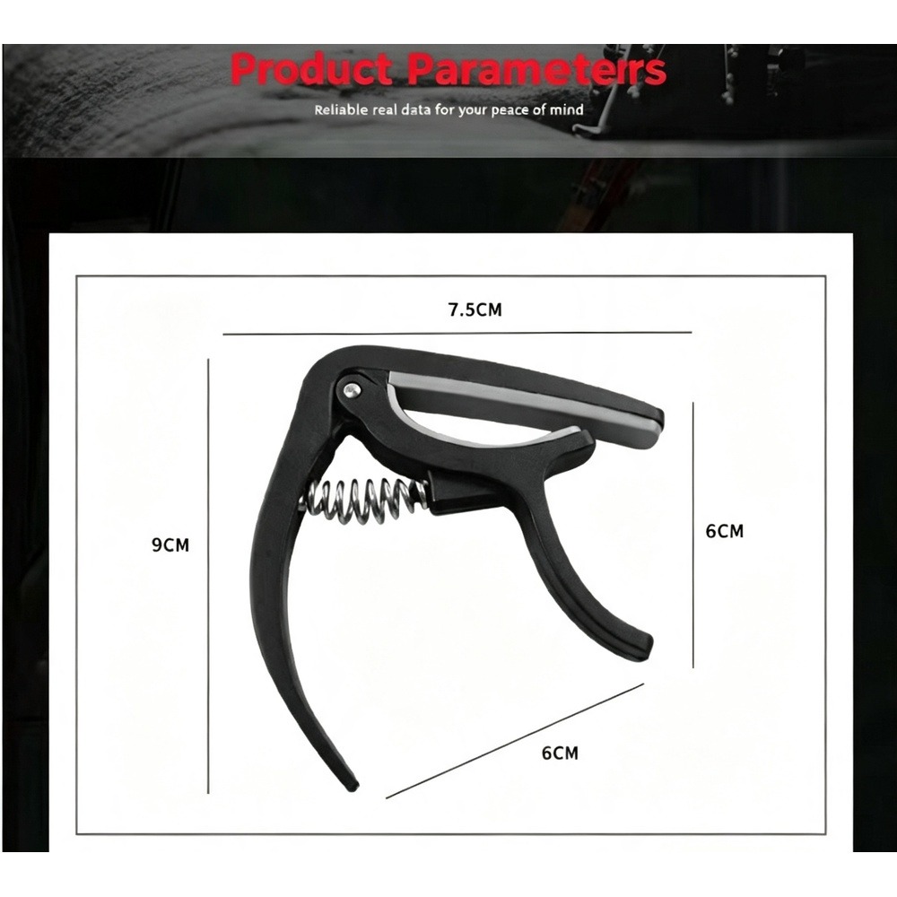 2 in 1 기타 카포(브리지 핀 풀러 포함), ABS - Musical Instrument Note 리뷰 및 가격
