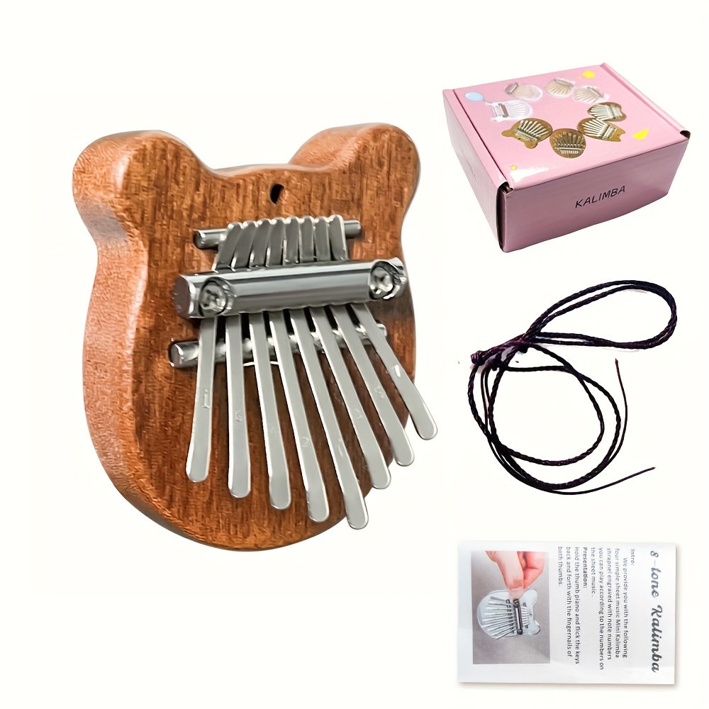 8키 미니 우든 칼림바 피아노, 고품질 엄지 피아노 악 - A Musical Instrument With Keys 리뷰 및 가격