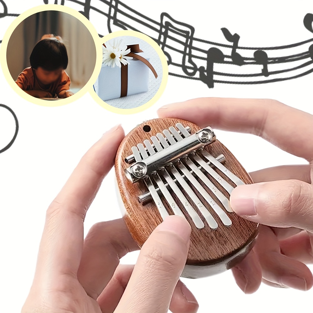 8키 미니 우든 칼림바 피아노, 고품질 엄지 피아노 악 - A Musical Instrument With Keys 리뷰 및 가격