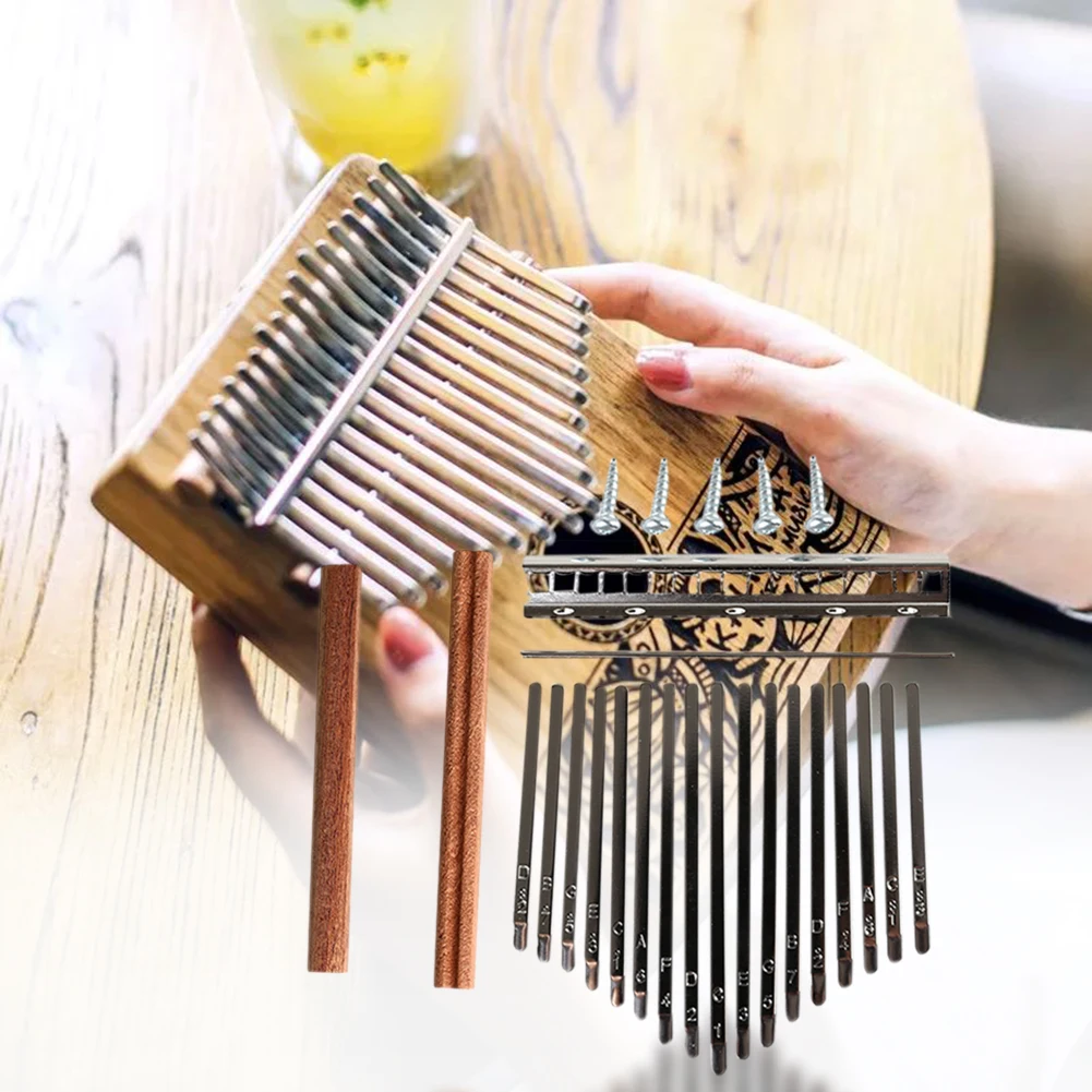 DIY 17 톤 칼림바 키 타인 세트 Mbira 엄지  - A Musical Instrument With Keys 리뷰 및 가격