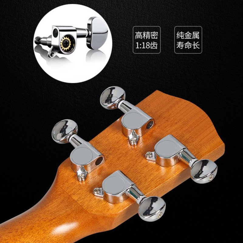 우쿨렐레 23인치 복숭아꽃 코어 베니어 전자 박스 EQ - Musical Instrument Ukulele 리뷰 및 가격