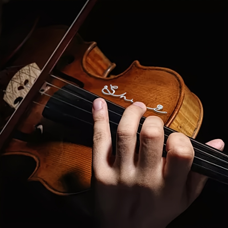 [맞춤형] 이름이 새겨진 장식용 명판, 기타, 바이올린 - Musical Instrument And Names 리뷰 및 가격